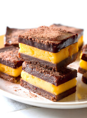 Delicious Layered Nanaimo Bars with Chocolate and Custard