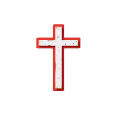 Religious symbolism cross art creative space digital design contemporary environment artistic viewpoint