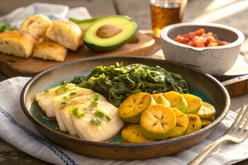 Delicious Caribbean Dishes with Plantains and Tropical Fruit