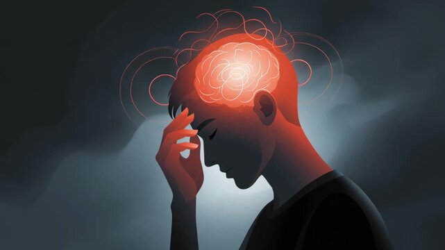 Negative or harmful thoughts arising in the mind, symbolizing the need for mental management skills and positive thinking.