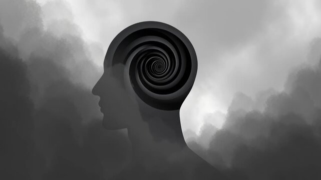 Negative or harmful thoughts arising in the mind, symbolizing the need for mental management skills and positive thinking.