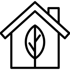Zero Waste Lifestyle line icon