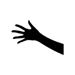 hand silhouette Vector