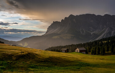 sunrise in the mountains