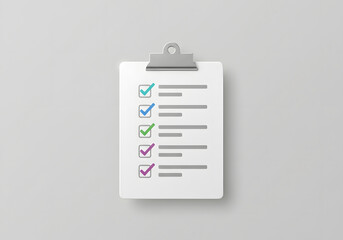 Checklist clipboard illustration