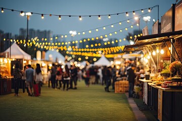 Evening at the Outdoor Market