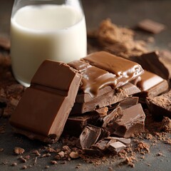 Chocolate and Milk Still Life