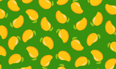 Mango pattern background. Mango vector pattern background. Mango background.