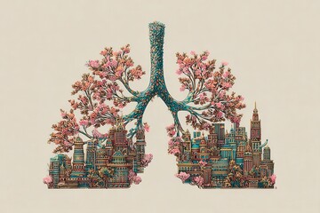 Lungs as Blossoming Trees