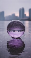 Crystal Orb Cityscape