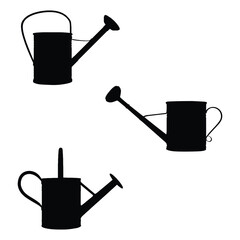 Watering Can Illustration Silhouette