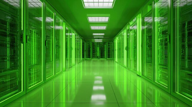 Sustainable Tech Server Room