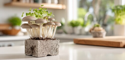 DIY Mushroom Growing Kit Indoors