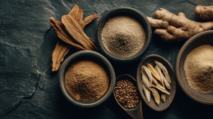 Adaptogenic Herbs Still Life