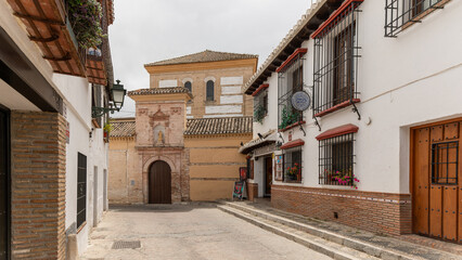 Old town in Grenade, Spain on june 2025