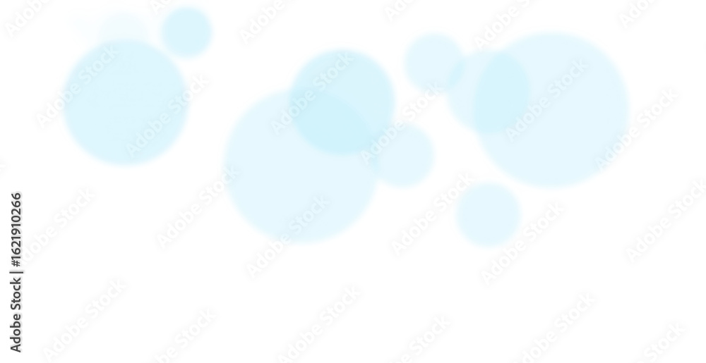Poster abstract teal bokeh circles over dark background representing festive celebration and magical atmosp