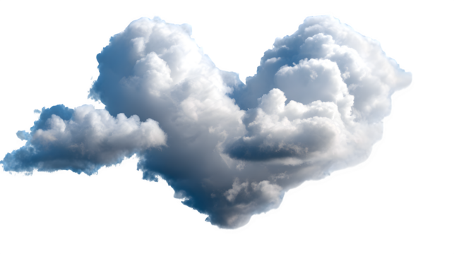 heart shaped cloud