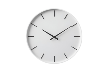 wall clock isolated on Transparent png background