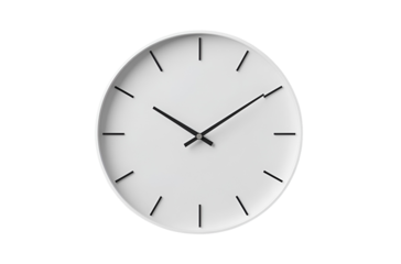 wall clock isolated on Transparent png background