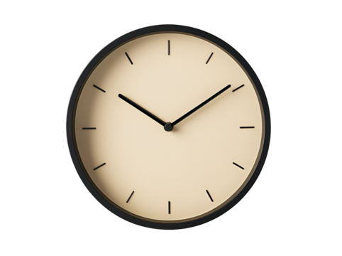 wall clock isolated on Transparent png background - Powered by Adobe