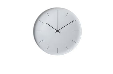 wall clock isolated on Transparent png background