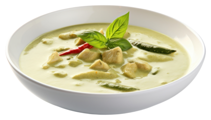 PNG Delicious Thai green curry bowl