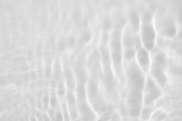 Abstract white transparent water shadow surface texture natural ripple background