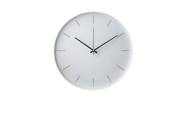 wall clock isolated on Transparent png background