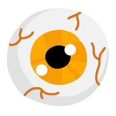Obraz premium Illustration of a Halloween Eyeball