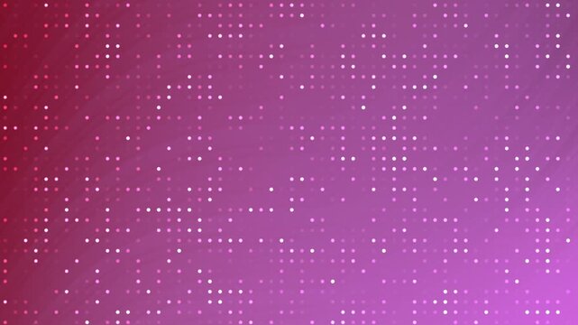 Abstracts Twirls Blink Dot Digital pink background with flickering dots, creating a modern tech texture and abstract pattern animation