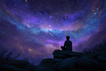 Peaceful Stargazing in the Wilderness