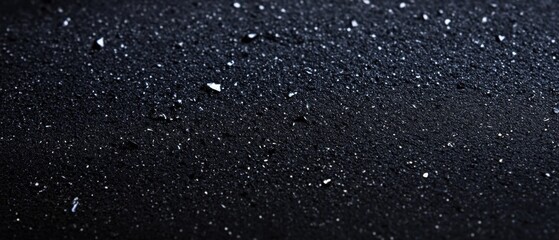 Obraz premium Close-up view of a dark surface with water droplets.