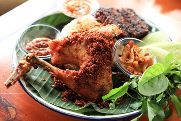 Ayam Goreng Rempah, Deep Fried Chicken with Seasoned and Flavorful Spices.
