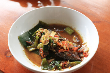 Close Up Tumis Ikan Peda