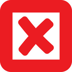 Obraz premium Green check marks and red X marks. Check marks indicate approval. X marks indicate rejection. Simple symbols for yes and no. Clear visual for correct and incorrect. Check Mark - Illustration Icons