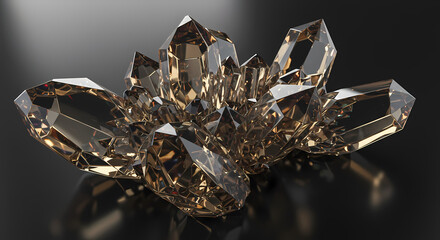 golden crown with diamonds