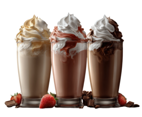 Layout for a Menu of Cream-Flavored Italian Ice Cream