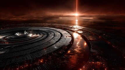 Advanced terraforming on mars digital vision