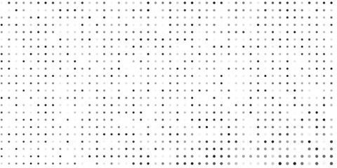 Vector dotted halftone gradient texture. Vanishing polka dot background. Repeating dots gradation simple abstract art modern
