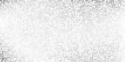 Vector dotted halftone gradient texture. Vanishing polka dot background. Repeating dots gradation simple abstract