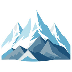 vector illustration of mountain landscape