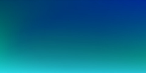 Vector blue-green gradient studio room, abstract background pattern, walls and floor reflect neon lights, dark tones abstract modern