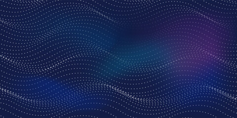 Abstract light point Hi-tech digital technology concept. High tech computer illustration with purple simple