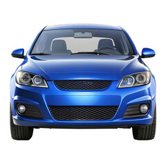 car isolated on transparent white background, clipping path