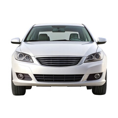 car isolated on transparent white background, clipping path