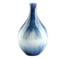 Ceramic vase isolated on transparent background