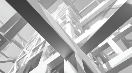 Obraz premium Abstract architectural structure