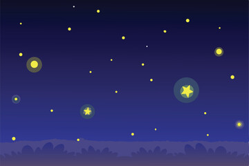 Fototapeta premium night sky with stars