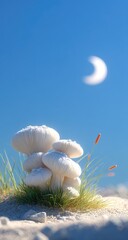 Moonlit Mushrooms