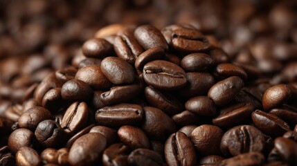 Roasted coffee beans close-up (1)